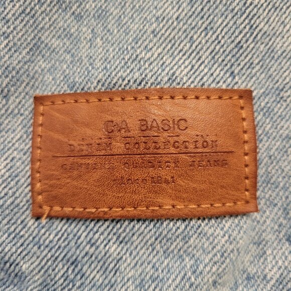 C&A Basic Denim Collection Women’s Jean Jacket Size Small Blue Casual - Picture 7 of 9